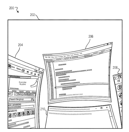 Facebook Patent Shared three-dimensional user interface with personal space 3 Facebook Patent Shared three-dimensional user interface with personal space 3
