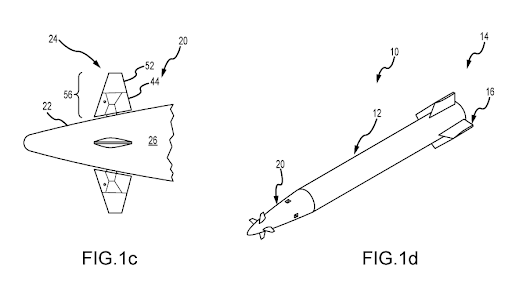 03162022 Ratheon Patent Shroud driven deployable flight surfaces and method Ratheon Patent Shroud driven deployable flight surfaces and method