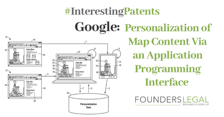 Interesting Patents Google Personalization of Map Content Via an Application Programming Interface