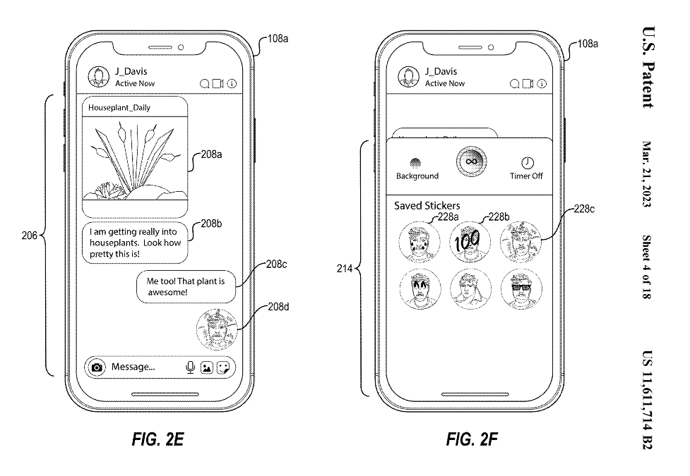 Interesting Patents - Meta Personalized Reaction System for Social Media art2