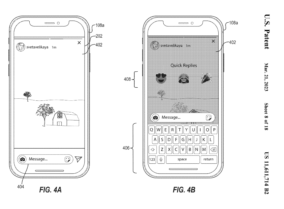 Interesting Patents - Meta Personalized Reaction System for Social Media art3