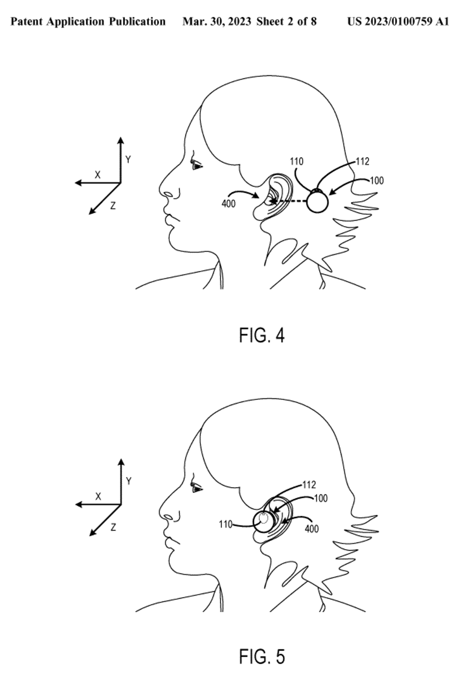 Interesting Patents Microsoft Earbud Orientation-Based Beamforming art1