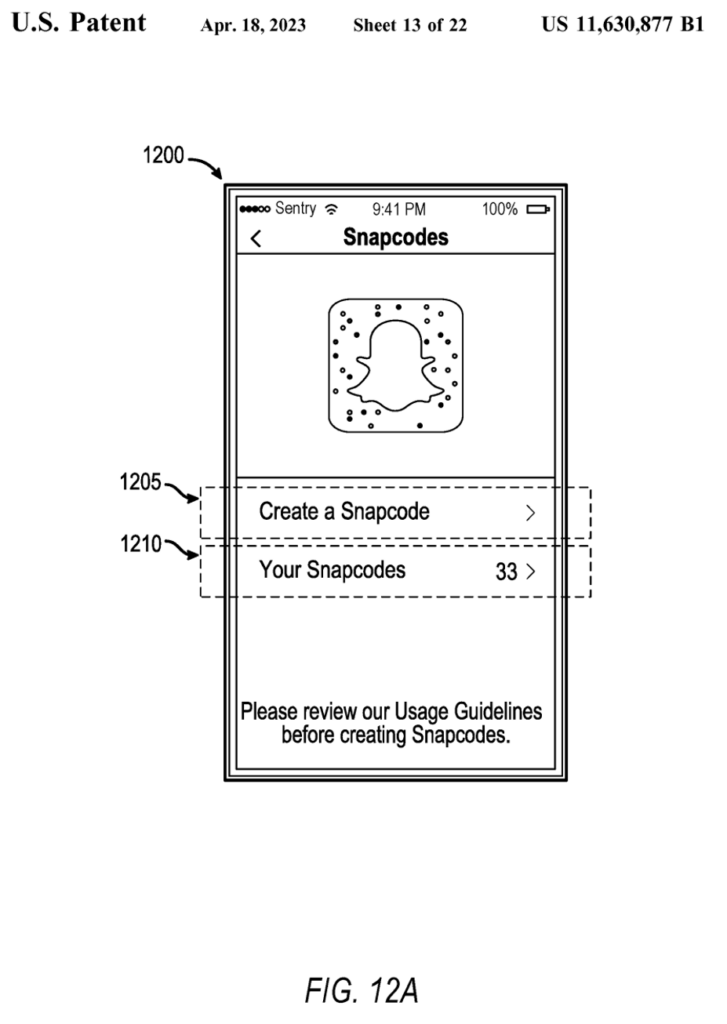 Interesting Patents Snap Custom Visual Codes For Network Links 1