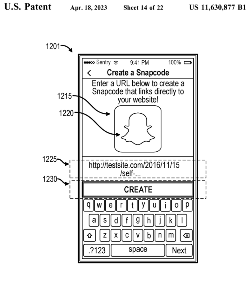 Interesting Patents Snap Custom Visual Codes For Network Links 2