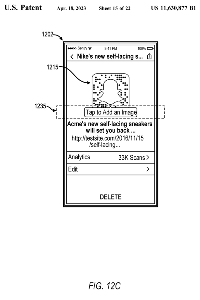 Interesting Patents Snap Custom Visual Codes For Network Links 3