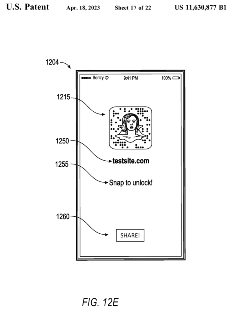 Interesting Patents Snap Custom Visual Codes For Network Links 5