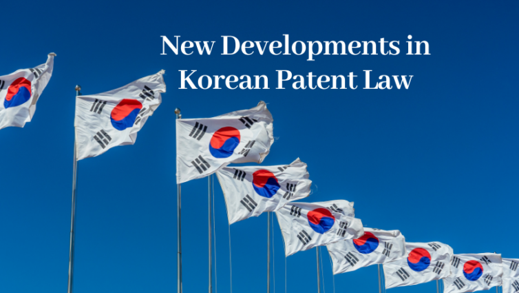 New Developments in Korean Patent Law