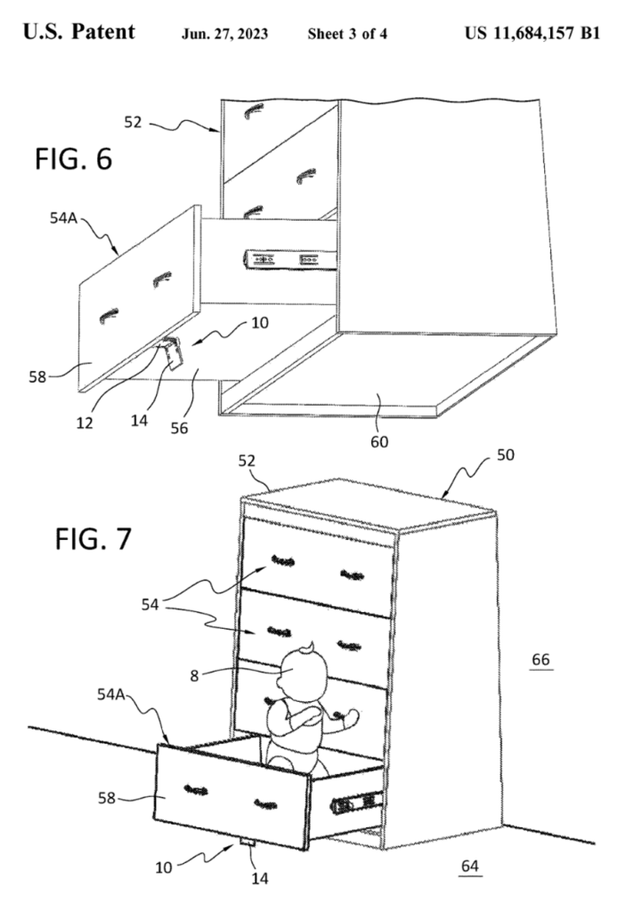 Interesting Patents Furniture With Anti-tipping Support Hinge